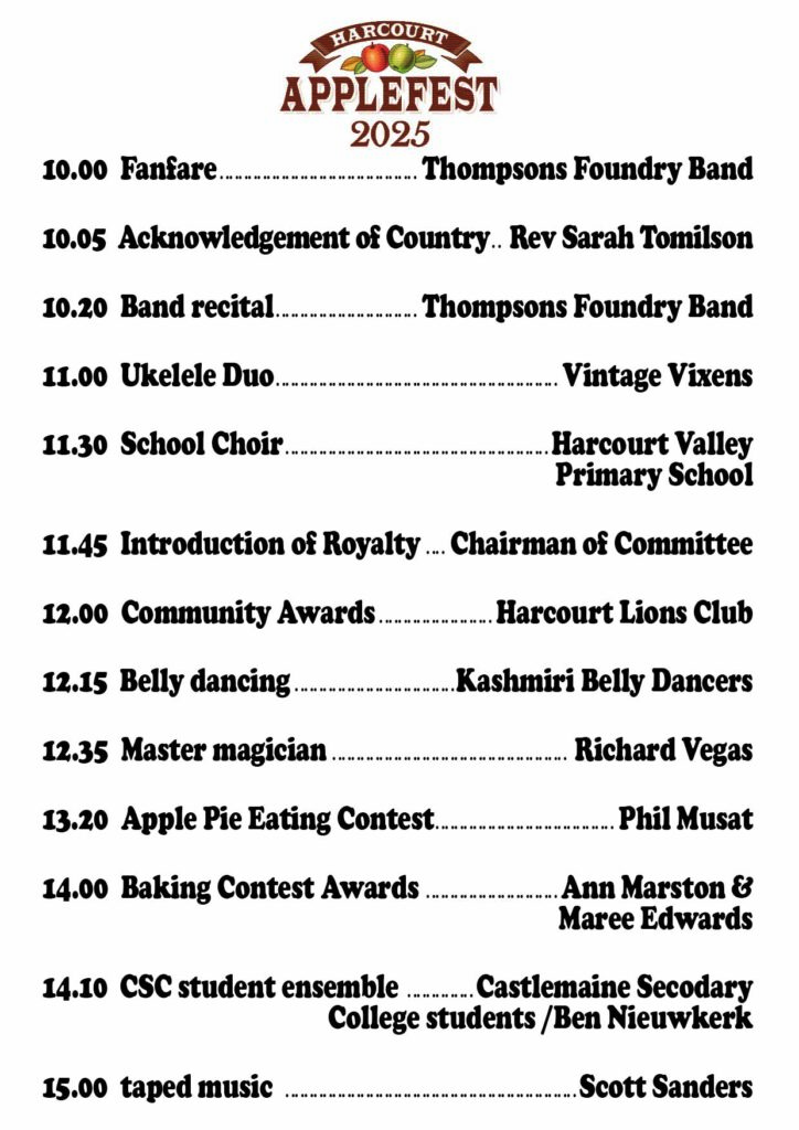 Applefest Program